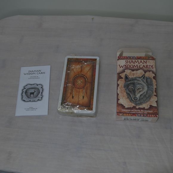 Shaman Wisdom Cards Tarot Oracle Divination Leita Richesson Mint Condition - Picture 5 of 5